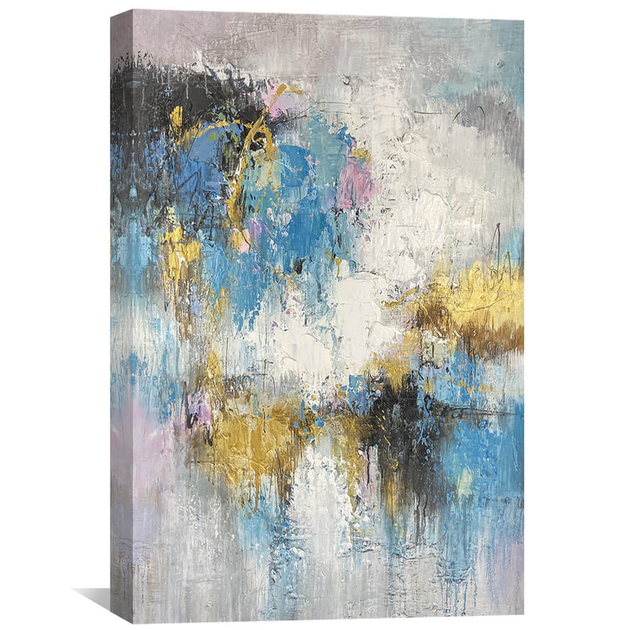 Finished Emotion Oil Painting Oil Clock Canvas