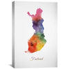 Finland Rainbow Canvas Art 30 x 45cm / Unframed Canvas Print Clock Canvas