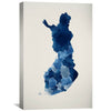 Finland Watercolor Canvas Art 30 x 45cm / Unframed Canvas Print Clock Canvas