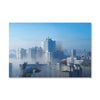 Fish City Canvas Art Clock Canvas