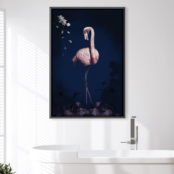 Flamingo Canvas Art 30 x 45cm / Unframed Canvas Print Clock Canvas