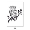 Flight of the Owls Canvas Art A / 30 x 45cm / Unframed Canvas Print Clock Canvas