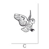 Flight of the Owls Canvas Art C / 30 x 45cm / Unframed Canvas Print Clock Canvas