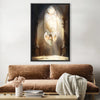 Floating Elegance Canvas Art Clock Canvas