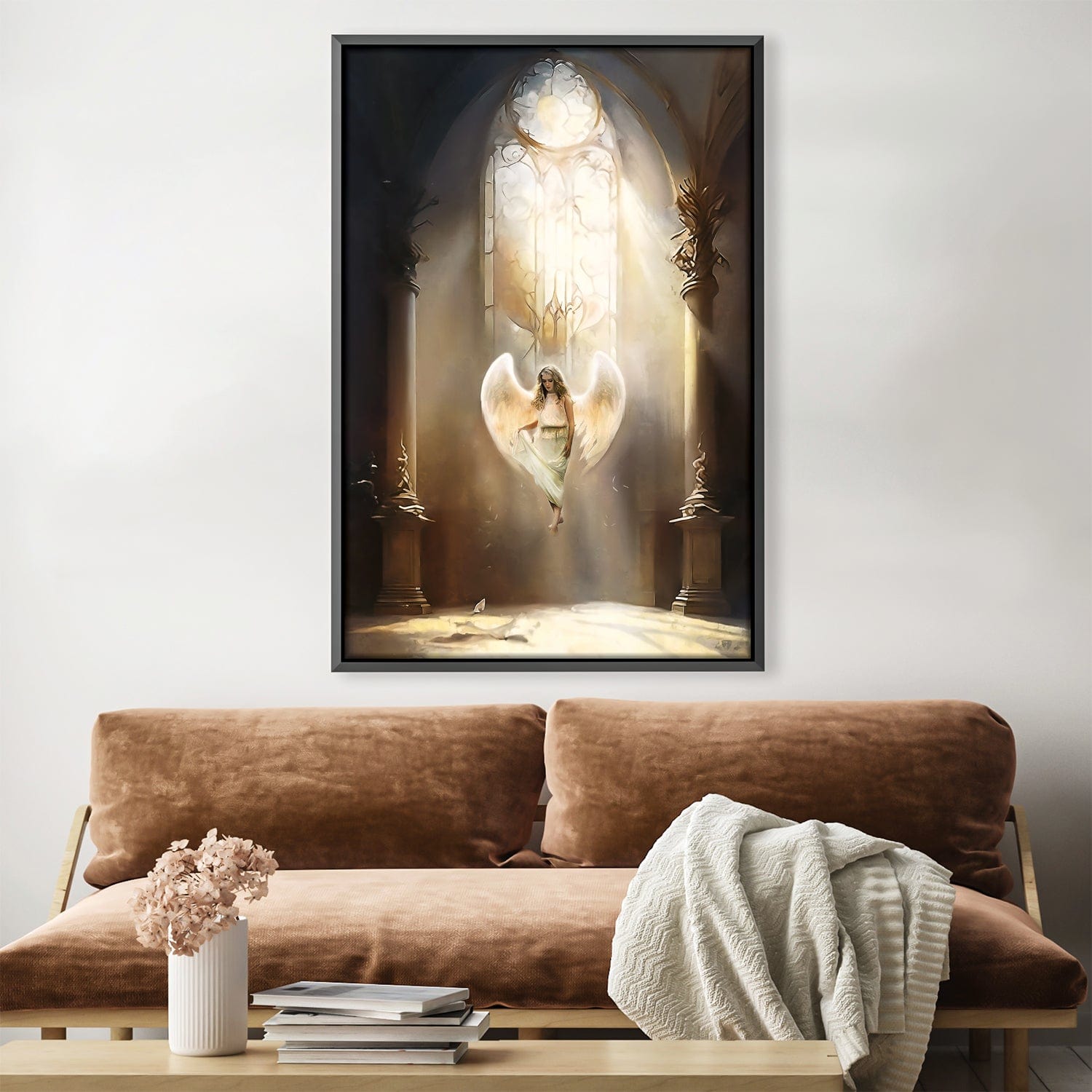 Floating Elegance Canvas Art Clock Canvas