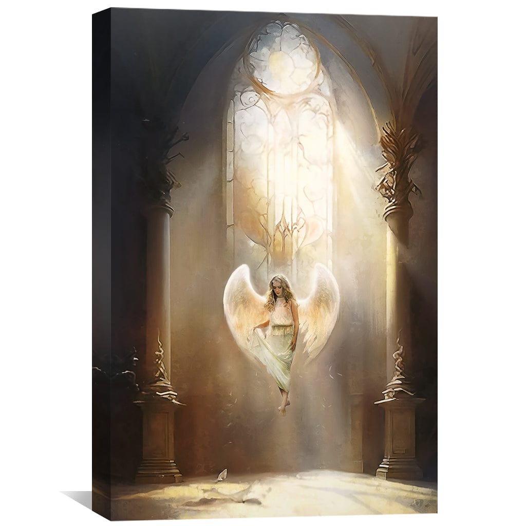Floating Elegance Canvas Art Clock Canvas