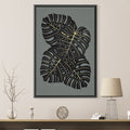 Floral and Gold 1 Canvas Art 30 x 45cm / Unframed Canvas Print Clock Canvas