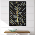 Floral and Gold 2 Canvas Art 30 x 45cm / Unframed Canvas Print Clock Canvas
