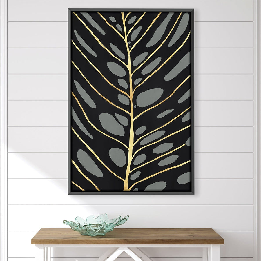 Floral and Gold 2 Canvas Art 30 x 45cm / Unframed Canvas Print Clock Canvas