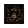 Floral Gorilla Canvas Art Clock Canvas