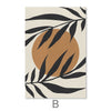 Floral Set Canvas Art B / 30 x 45cm / Unframed Canvas Print Clock Canvas