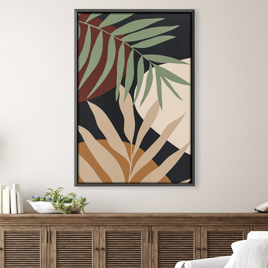 Floral Set III Canvas Art Clock Canvas