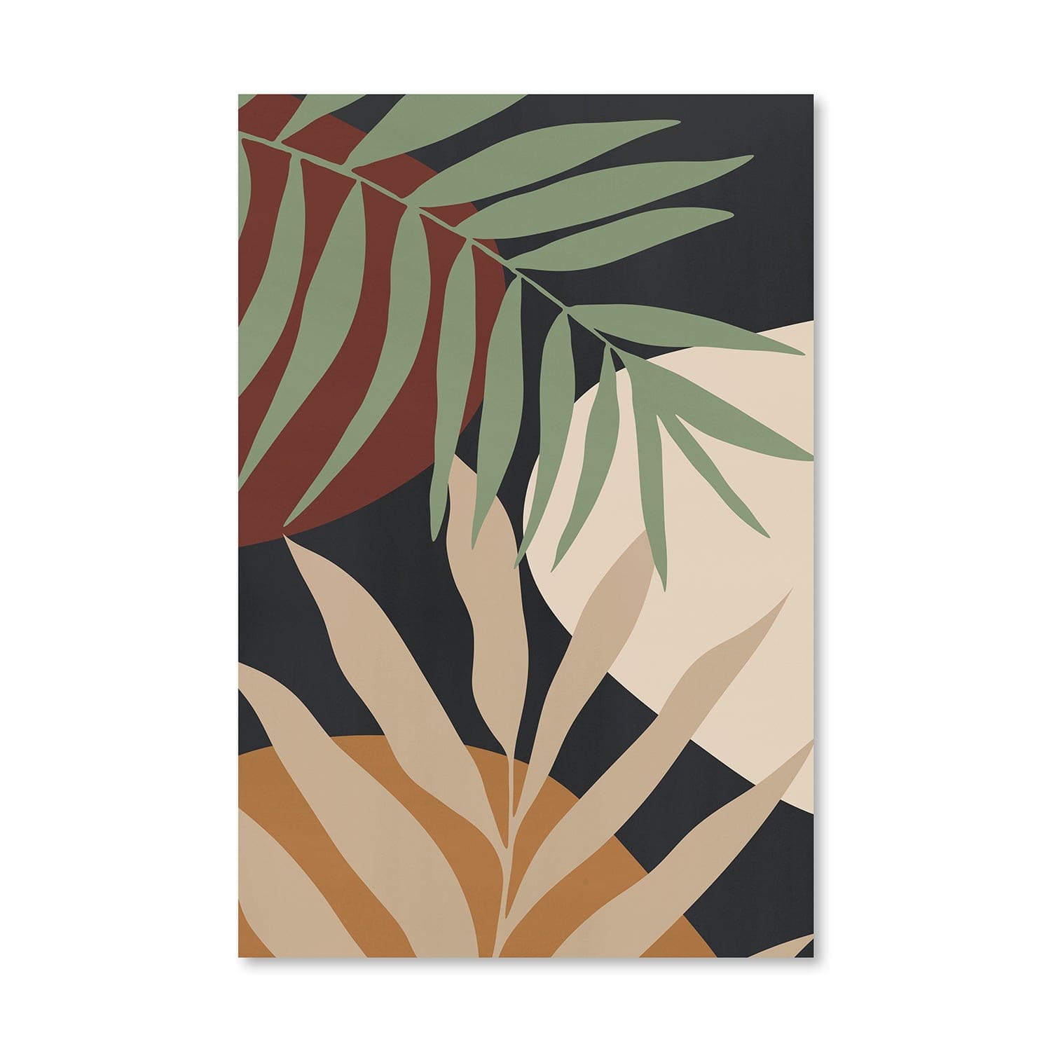 Floral Set III Canvas Art Clock Canvas