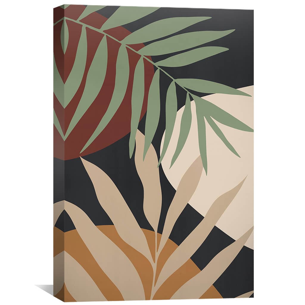 Floral Set III Canvas Art 30 x 45cm / Unframed Canvas Print Clock Canvas
