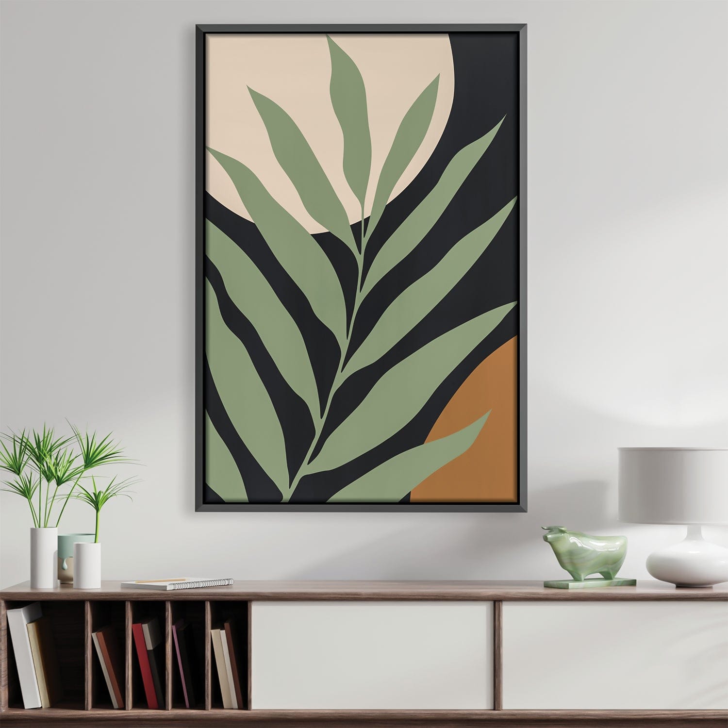 Floral Set IV Canvas Art Clock Canvas