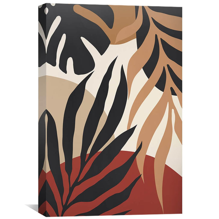 Floral Set VI Canvas Art 30 x 45cm / Unframed Canvas Print Clock Canvas