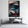 Floral Vision Canvas Art Clock Canvas