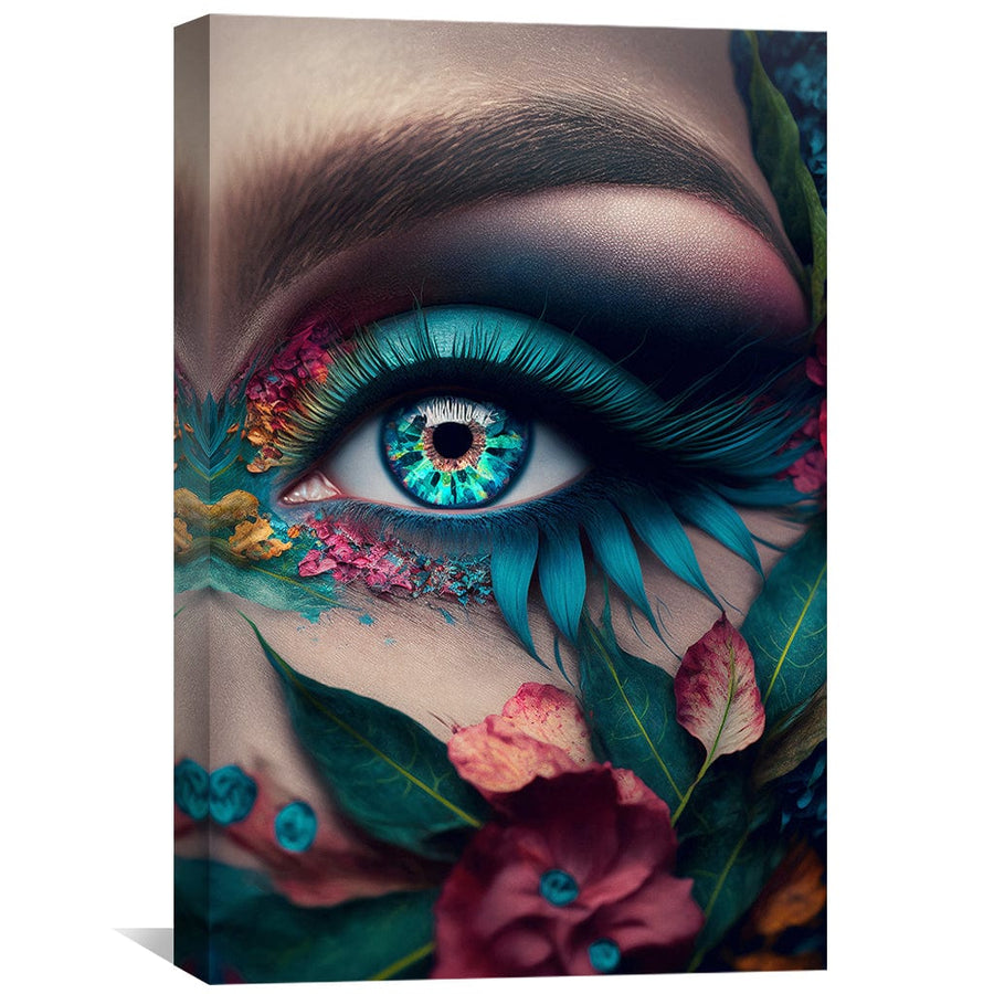 Floral Vision Canvas Art Clock Canvas