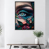 Floral Vision Canvas Art Clock Canvas