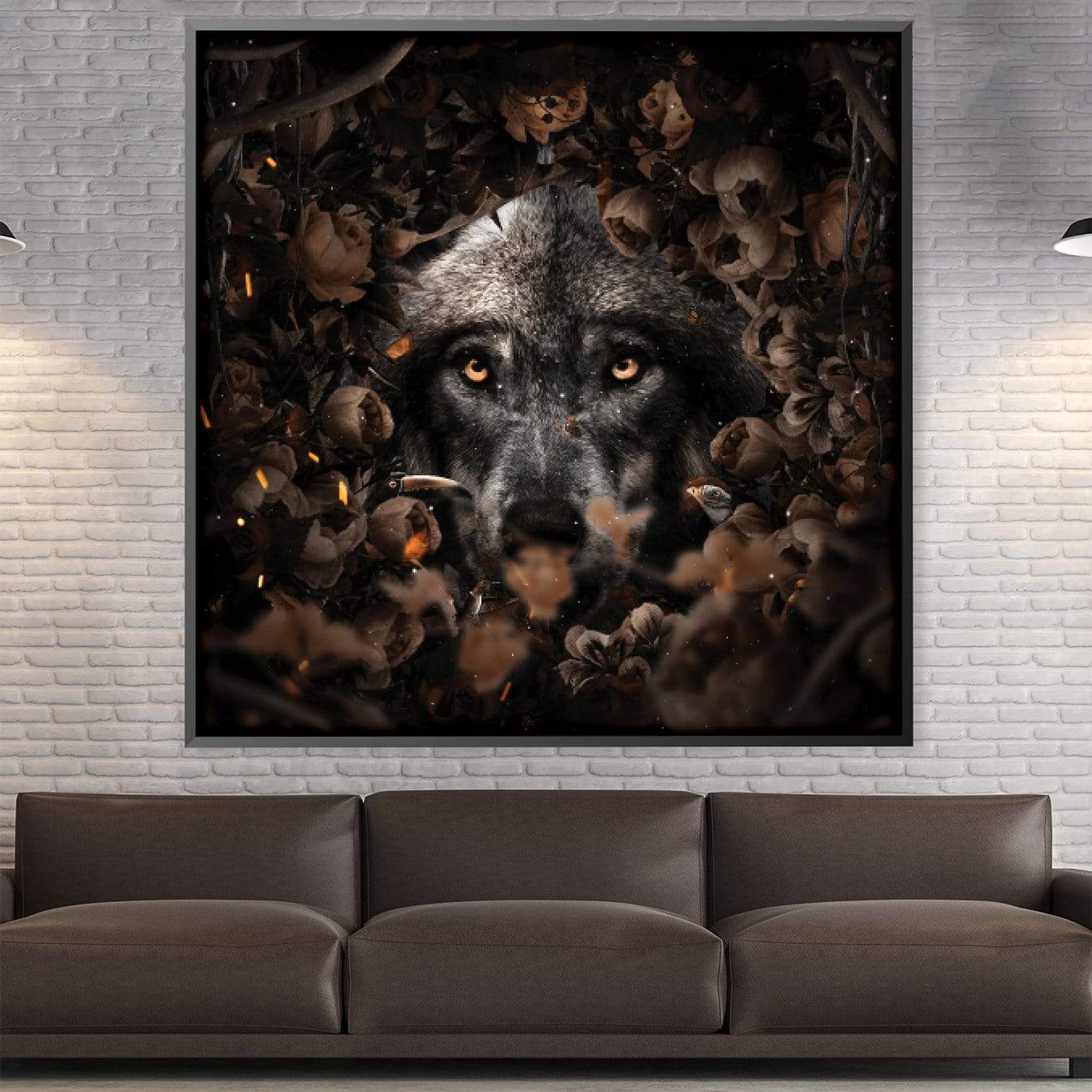 Floral Wolf Canvas product thumbnail