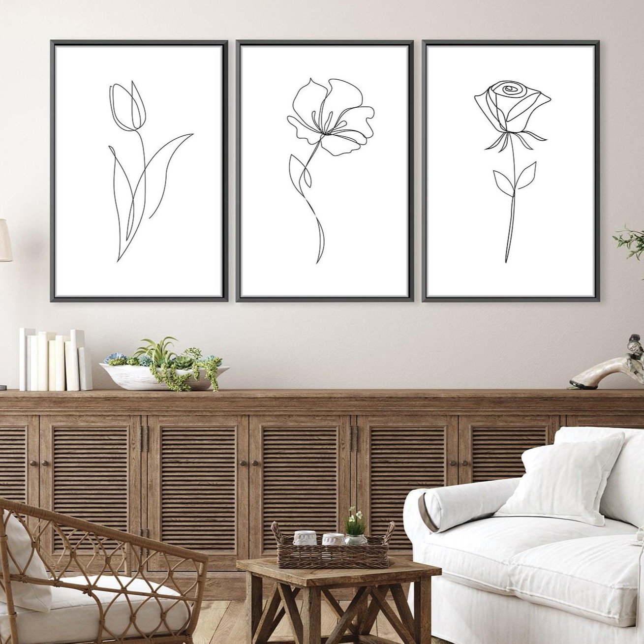 Flower Lines Canvas product thumbnail