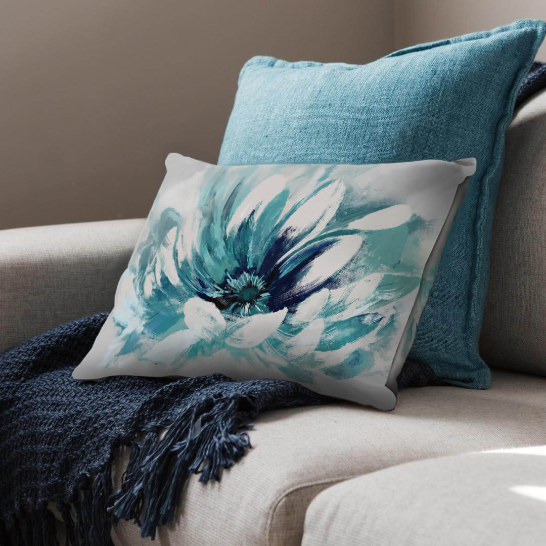Flower Unfolding Cushion Cushion Cushion Landscape Clock Canvas