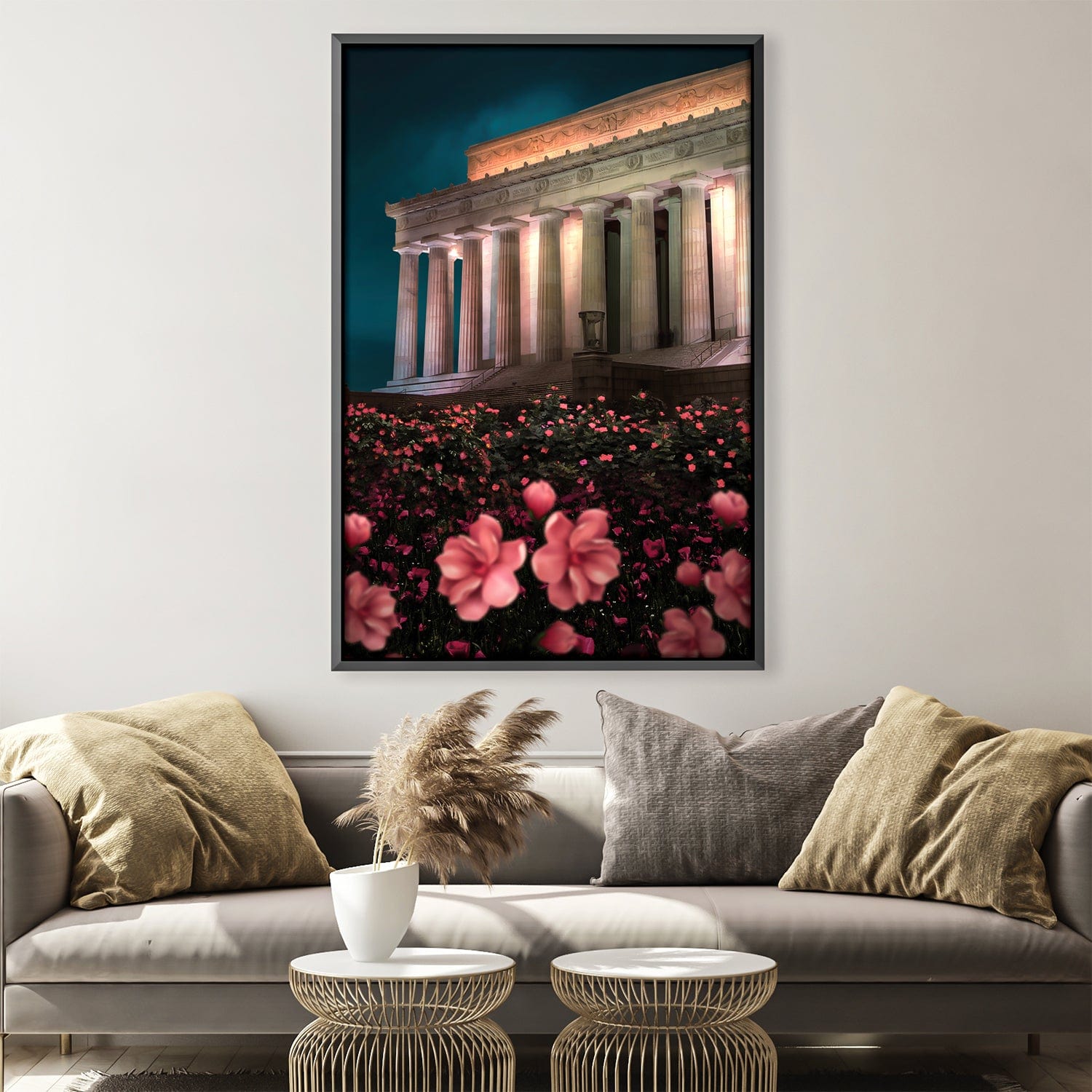 Flowers at the Monument Canvas product thumbnail