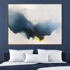 Flowing Blue Canvas Art Clock Canvas