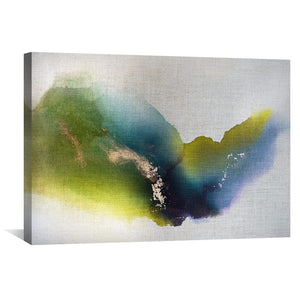 Flowing Color Canvas Art 45 x 30cm / Unframed Canvas Print Clock Canvas