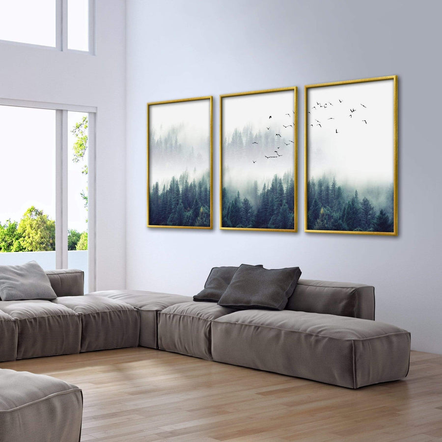 Forest Landscape Canvas Art Clock Canvas
