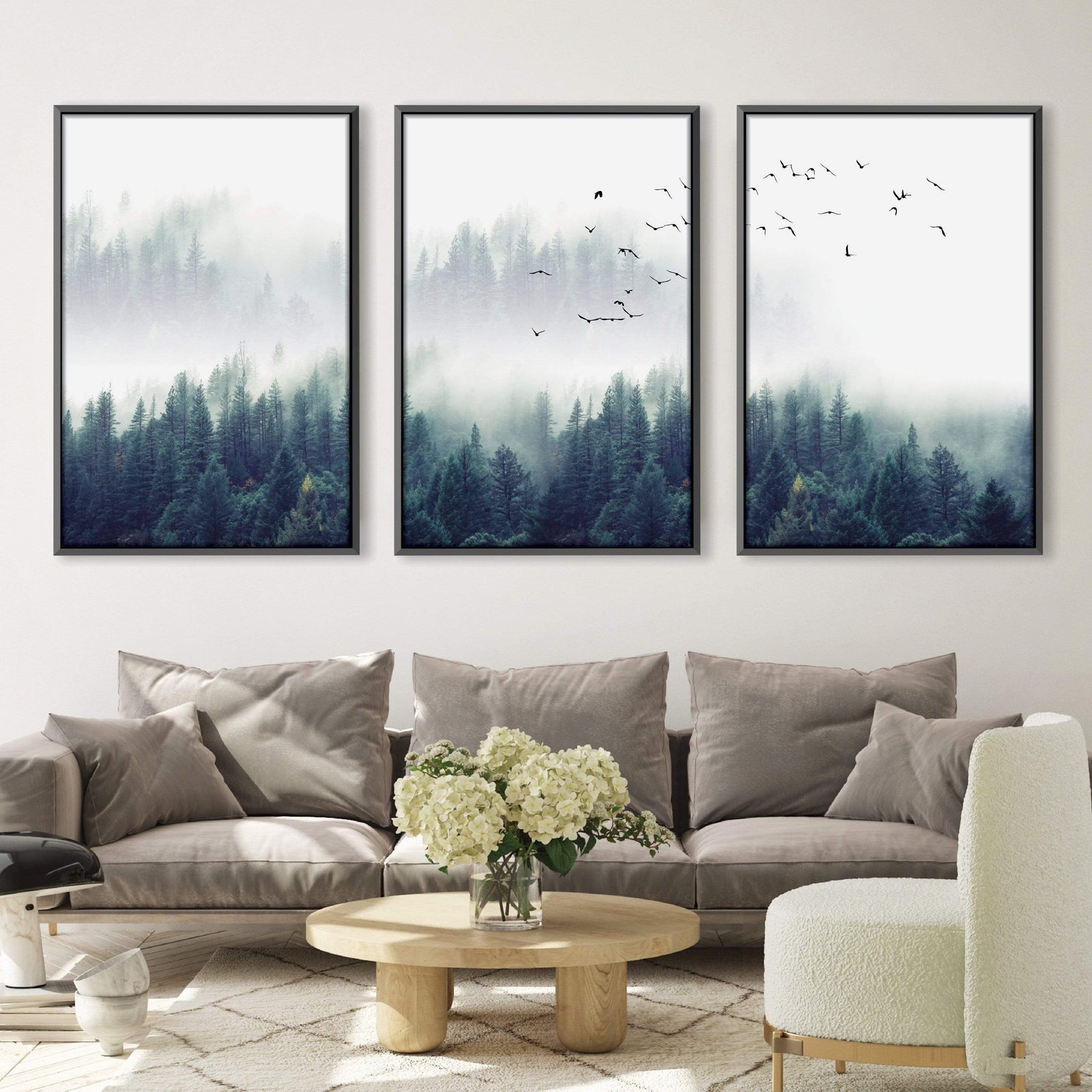 Forest Landscape Canvas Art Clock Canvas