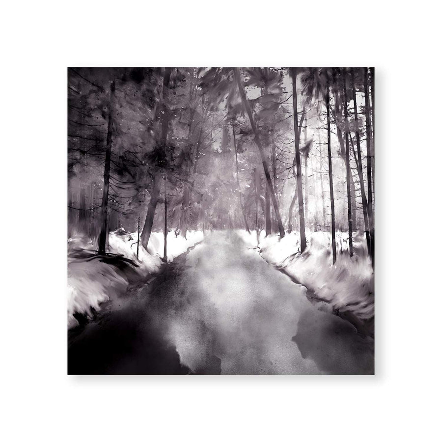Forest Path Canvas Art Clock Canvas