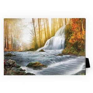 Forest River Desktop Canvas Desktop Canvas 13 x 18cm Clock Canvas