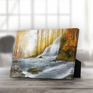 Forest River Desktop Canvas Desktop Canvas 20 x 25cm Clock Canvas