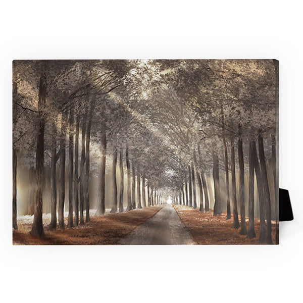 Forest Strolls Desktop Canvas Desktop Canvas 18 x 13cm Clock Canvas