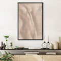 Free, Ochre Canvas Art 30 x 45cm / Unframed Canvas Print Clock Canvas