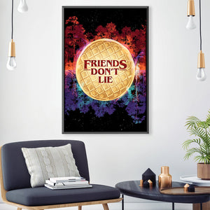 Friends Don't Lie Canvas Art 30 x 45cm / Unframed Canvas Print Clock Canvas