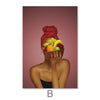Fruit Bowl Woman Canvas Art B / 40 x 50cm / No Board - Canvas Print Only Clock Canvas