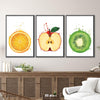 Fruit Splash  Canvas Art Clock Canvas