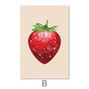 Fruit Vibes Canvas Art Clock Canvas