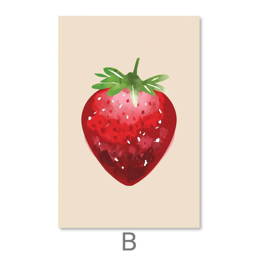 Fruit Vibes Canvas Art Clock Canvas