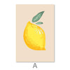 Fruit Vibes Canvas Art Clock Canvas
