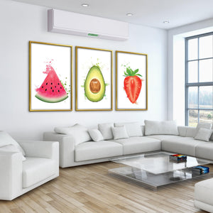 Fruity Delight Canvas Art Clock Canvas
