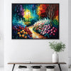 Garden Stroll Canvas Art Clock Canvas