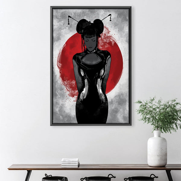 Geisha Canvas Art 30 x 45cm / Unframed Canvas Print Clock Canvas