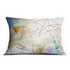 Geo Brush Cushion Cushion 48 x 33cm Clock Canvas