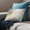 Geo Brush Cushion Cushion Cushion Landscape Clock Canvas