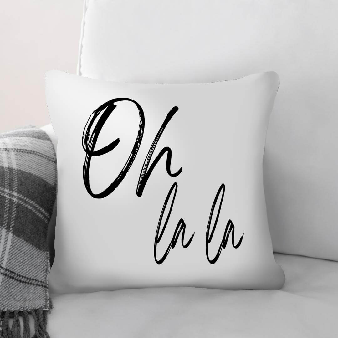 Get Naked A Cushion Cushion 45 x 45cm Clock Canvas