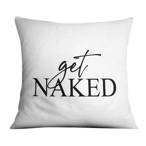 Get Naked B Cushion Cushion 45 x 45cm Clock Canvas