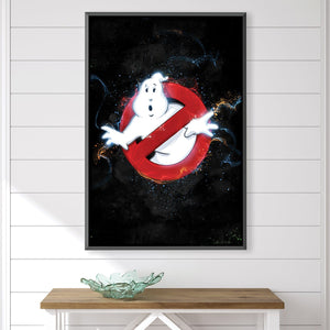 Ghost Busters 1 Canvas Art 30 x 45cm / Unframed Canvas Print Clock Canvas